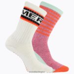 Brushed Crew Sock 2 Pack (JSF26900-805) Merrell Unisex 8VV6P1469 Accessories Coral