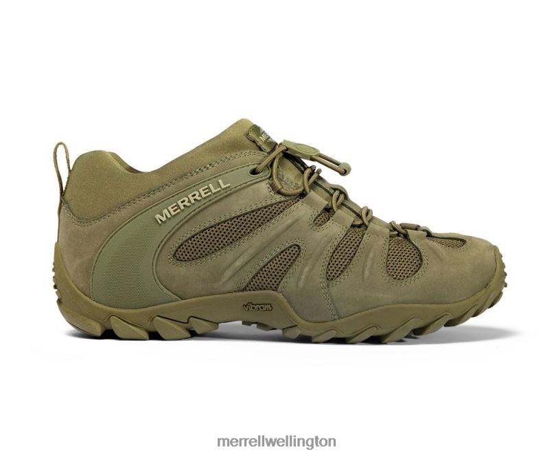 Cham 8 Stretch Tactical (J099409) Merrell Men 8VV6P481 Shoes Dark Olive - Image 2