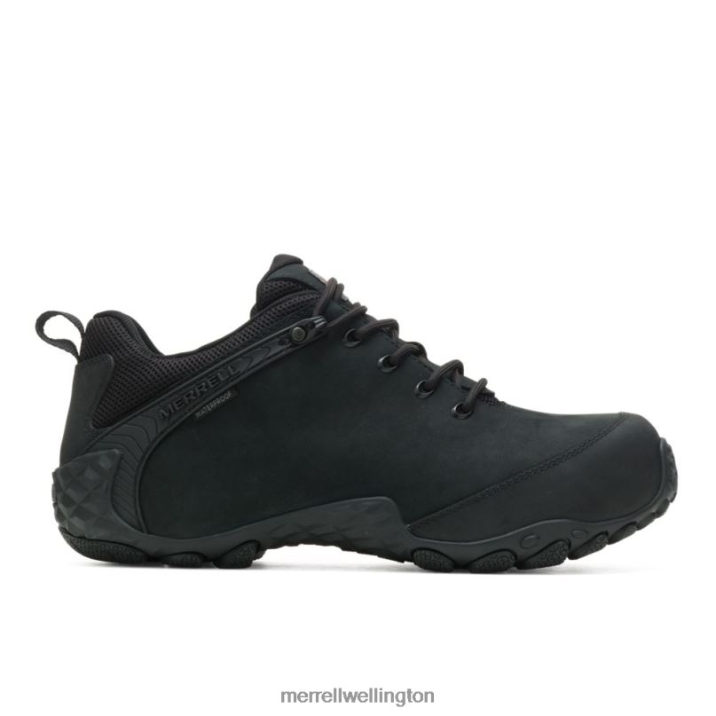 Chameleon Flux Leather Waterproof Carbon Fiber (J003899) Merrell Men 8VV6P659 Shoes Black - Image 1