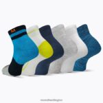 Cushion Quarter 6 Pack (JSS27019-431) Merrell Unisex 8VV6P222 Accessories Blue Assorted - Image 3