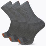 Cushioned Cotton Crew Sock (JSS26595-020) Merrell Unisex 8VV6P216 Accessories Grey Heather