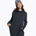 Dianthus Dress (JWF26599-003) Merrell Women 8VV6P1260 Clothes Black Heather