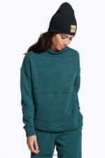 Dianthus Sweatshirt (JWF26638-329) Merrell Women 8VV6P1321 Clothes Sea Moss Heather - Image 2
