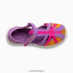 Dragonfly Sandal (MK165698K) Merrell Kids 8VV6P1415 Shoes Purple/Orange - Image 4