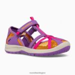 Dragonfly Sandal (MK165698K) Merrell Kids 8VV6P1415 Shoes Purple/Orange - Image 5