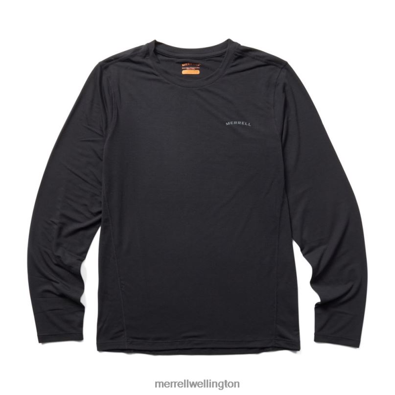 Everyday Long Sleeve Tee with Tencel (JMF26597-010) Merrell Men 8VV6P336 Clothes Black - Image 7