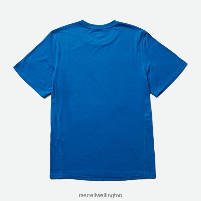 Everyday Tee with Tencel (JMS26443-352) Merrell Men 8VV6P152 Clothes Blue - Image 3