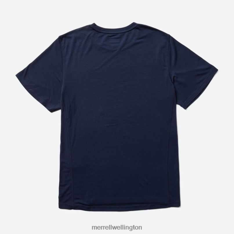 Everyday Tee with Tencel (JMS26443-353) Merrell Men 8VV6P155 Clothes Navy - Image 3