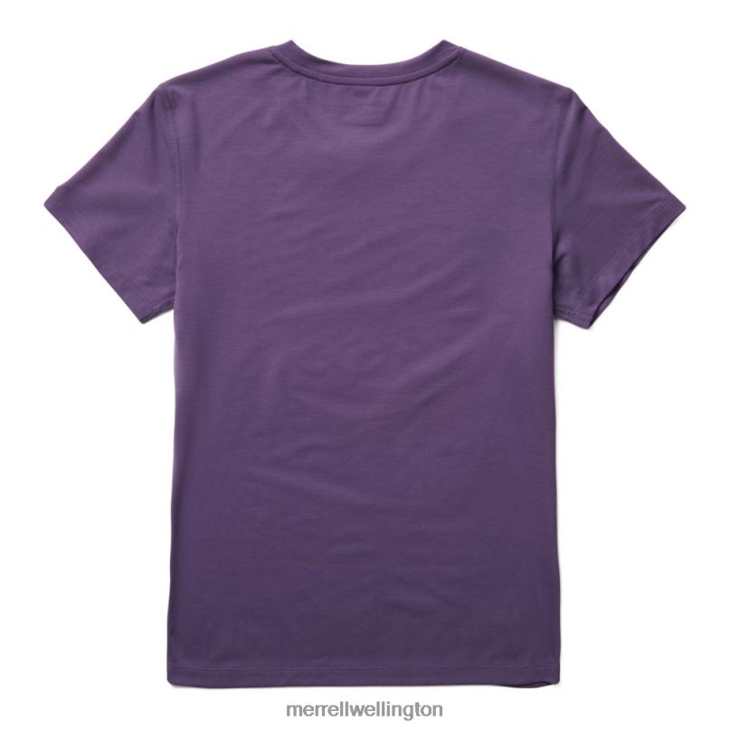 Everyday Tee with Tencel (JWS26442-631) Merrell Women 8VV6P1004 Clothes Purple Reign - Image 3