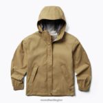 Fallon Rain Jacket (JWS26353-176) Merrell Women 8VV6P1251 Clothes Sepia Tint