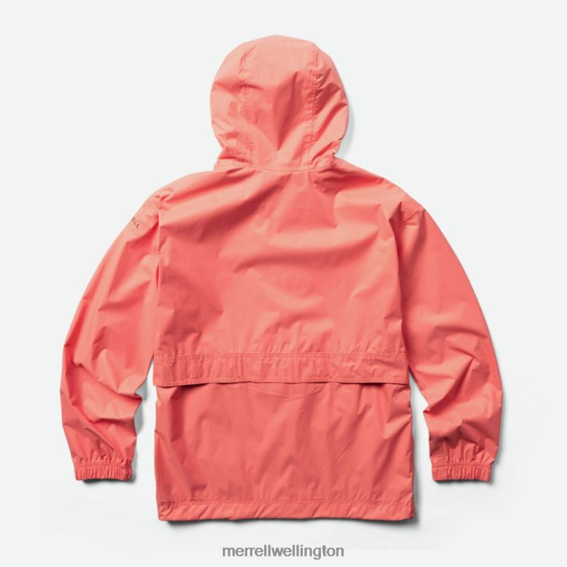 Fallon Rain Jacket (JWS26353-628) Merrell Women 8VV6P1202 Clothes Peach Echo - Image 8