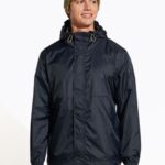 Fallon Rain Shell (JMS26320-010) Merrell Men 8VV6P472 Clothes Black