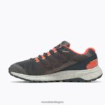 Fly Strike (J067377) Merrell Men 8VV6P736 Shoes Black/Tangerine - Image 6