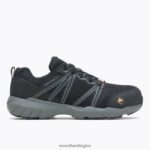 Fullbench Superlite Alloy Toe Work Shoe (J17532) Merrell Women 8VV6P1306 Shoes Black - Image 2