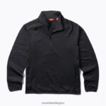 Geotex 1/4 Zip (JMS26326-010) Merrell Men 8VV6P414 Clothes Black - Image 2