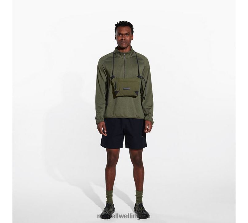 Geotex 1/4 Zip (JMS26326-327) Merrell Men 8VV6P415 Clothes Dusty Olive Heather - Image 6