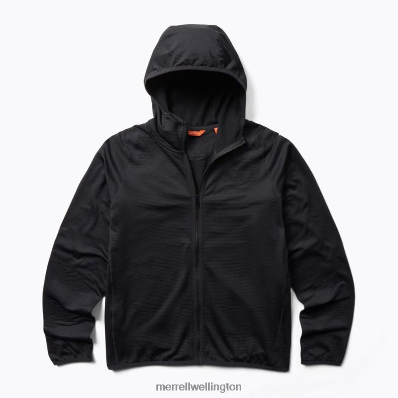 Geotex Full Zip Hoodie (JMS26325-010) Merrell Men 8VV6P552 Clothes Black - Image 2