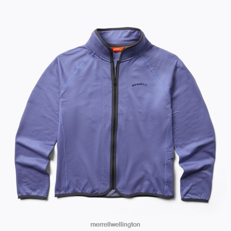 Geotex Full Zip (JWS26357-424) Merrell Women 8VV6P1281 Clothes Baja Blue Heather - Image 2