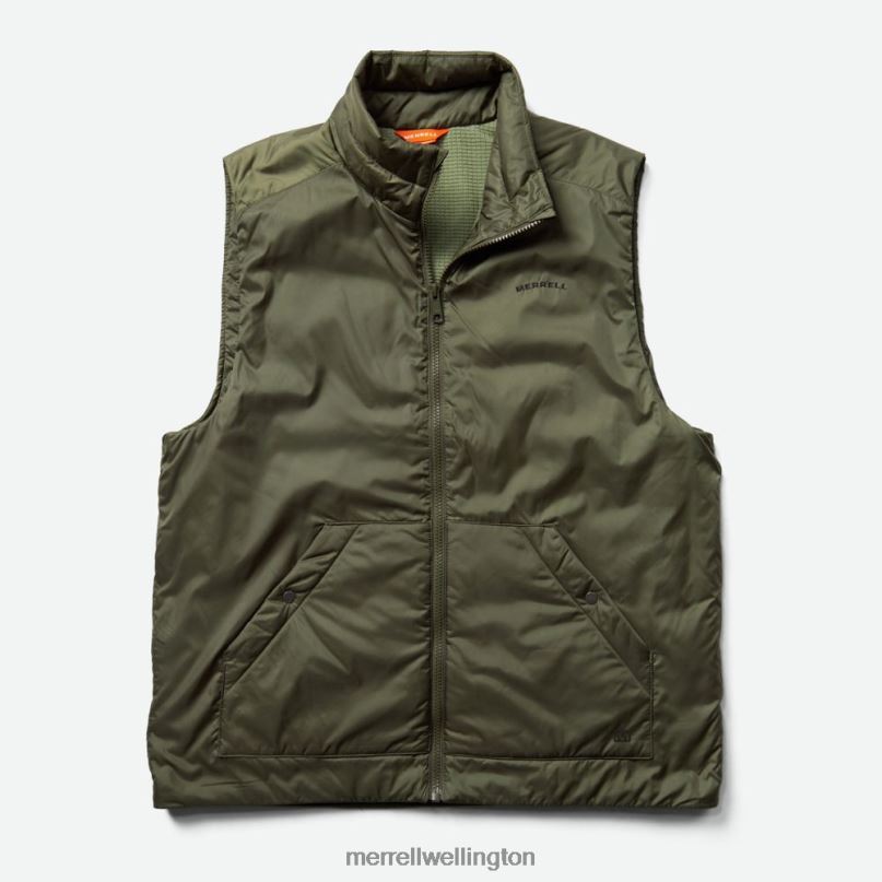Geotex Insulated Vest (JMS26416-326) Merrell Men 8VV6P590 Clothes Dusty Olive - Image 7