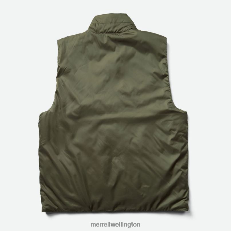 Geotex Insulated Vest (JMS26416-326) Merrell Men 8VV6P590 Clothes Dusty Olive - Image 8