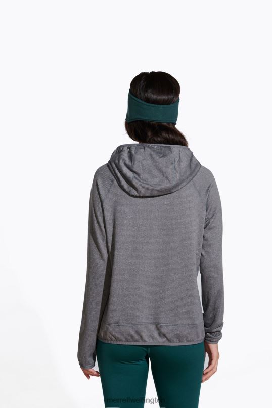 Geotex Pullover Hoody (JWS26358-059) Merrell Women 8VV6P1199 Clothes Rock Heather - Image 3