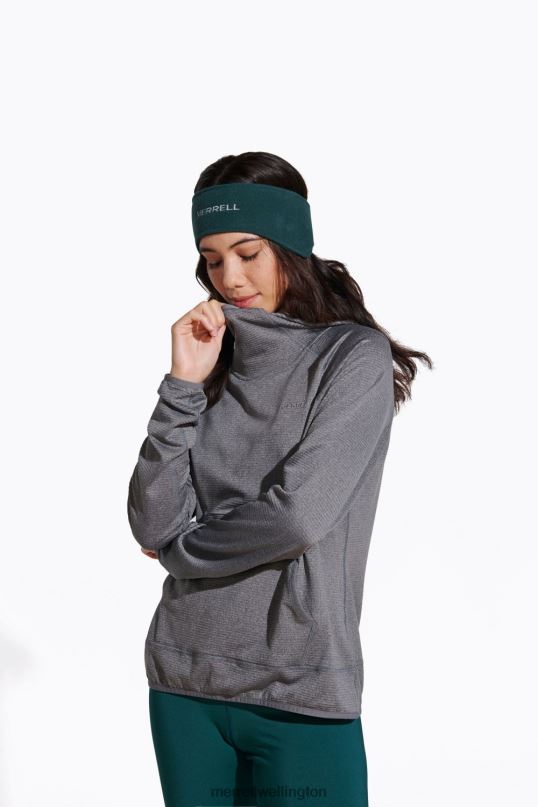 Geotex Pullover Hoody (JWS26358-059) Merrell Women 8VV6P1199 Clothes Rock Heather - Image 1