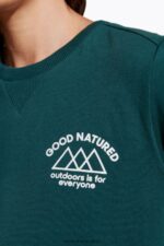 Good Natured Fleece Crew Neck (JWF26633-325) Merrell Women 8VV6P1231 Clothes Sea Moss - Image 5