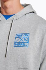 Hike On Hoody (JMF26625-050) Merrell Men 8VV6P787 Clothes Grey Heather - Image 4