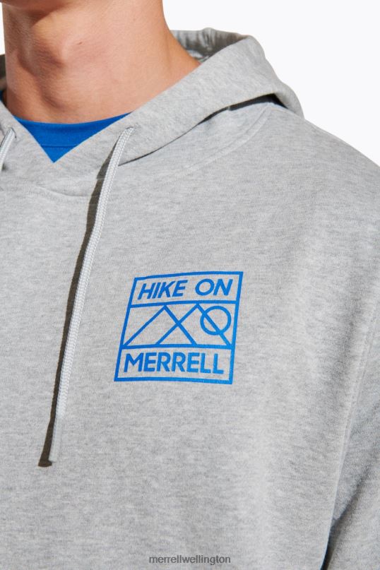 Hike On Hoody (JMF26625-050) Merrell Men 8VV6P787 Clothes Grey Heather - Image 4