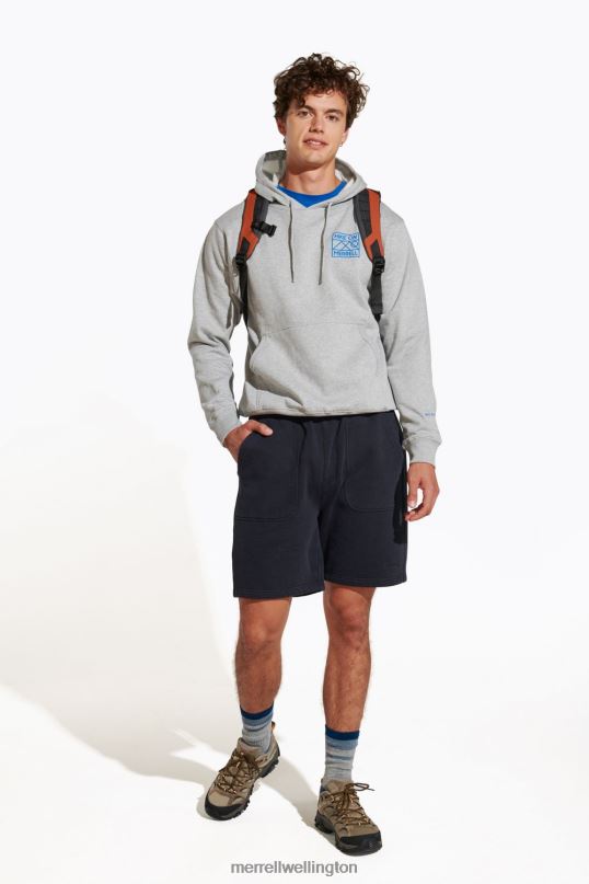 Hike On Hoody (JMF26625-050) Merrell Men 8VV6P787 Clothes Grey Heather - Image 6
