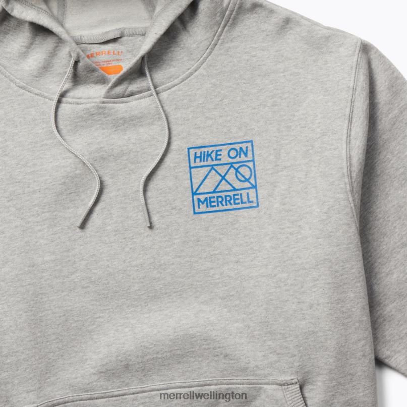 Hike On Hoody (JMF26625-050) Merrell Men 8VV6P787 Clothes Grey Heather - Image 8