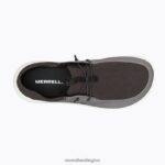 Hut Moc 2 Canvas (J004891) Merrell Men 8VV6P773 Shoes Black/Charcoal - Image 4