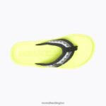 Hut Ultra Flip (J004919) Merrell Men 8VV6P117 Shoes Black/Celery - Image 7