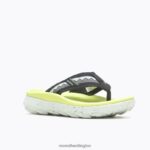 Hut Ultra Flip (J005550) Merrell Women 8VV6P935 Shoes Black/Celery - Image 3