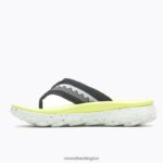 Hut Ultra Flip (J005550) Merrell Women 8VV6P935 Shoes Black/Celery - Image 4