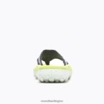 Hut Ultra Flip (J005550) Merrell Women 8VV6P935 Shoes Black/Celery - Image 5