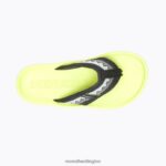 Hut Ultra Flip (J005550) Merrell Women 8VV6P935 Shoes Black/Celery - Image 7