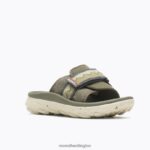Hut Ultra Slide (J004939) Merrell Men 8VV6P113 Shoes Olive - Image 3