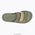 Hut Ultra Slide (J004939) Merrell Men 8VV6P113 Shoes Olive - Image 7