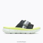 Hut Ultra Slide (J004941) Merrell Men 8VV6P114 Shoes Black/Celery