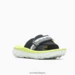 Hut Ultra Slide (J004941) Merrell Men 8VV6P114 Shoes Black/Celery - Image 3