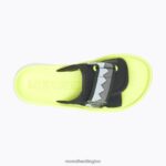 Hut Ultra Slide (J004941) Merrell Men 8VV6P114 Shoes Black/Celery - Image 7