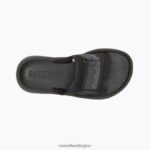 Hut Ultra Slide (J005886) Merrell Women 8VV6P944 Shoes Black - Image 7