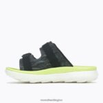Hut Ultra Wrap (J005818) Merrell Women 8VV6P939 Shoes Black/Celery - Image 4
