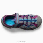 Hydro 2 Sandal (MK166974) Merrell Kids 8VV6P1475 Shoes Grey/Berry - Image 6