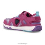 Hydro Free Roam Chroma Monarch Sandal (MK165857K) Merrell Kids 8VV6P1504 Shoes Fuchsia - Image 4