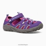 Hydro H2O Hiker Sandal (MK165683K) Merrell Kids 8VV6P1496 Shoes Berry - Image 3