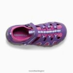 Hydro H2O Hiker Sandal (MK165683K) Merrell Kids 8VV6P1496 Shoes Berry - Image 6