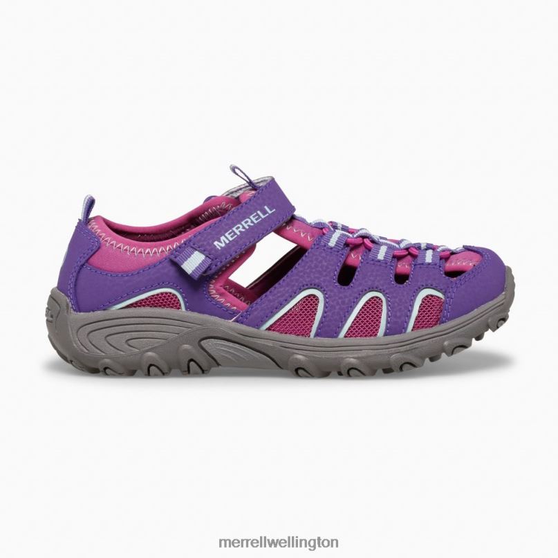 hydro_h2o_hiker_sandal_mk165683k_merrell_kids_8vv6p1496_shoes_berry.jpg Hydro H2O Hiker Sandal (MK165683K) Merrell Kids 8VV6P1496 Shoes Berry - Image 1