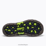 Hydro Sandal (MC53375) Merrell Kids 8VV6P1408 Shoes Navy / Green - Image 5